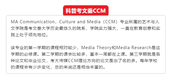 科普考文垂CCM